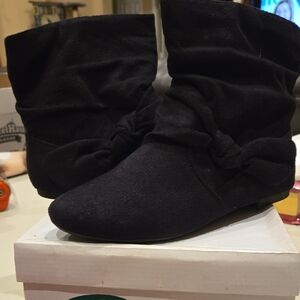 Soda Black Ankle Booties